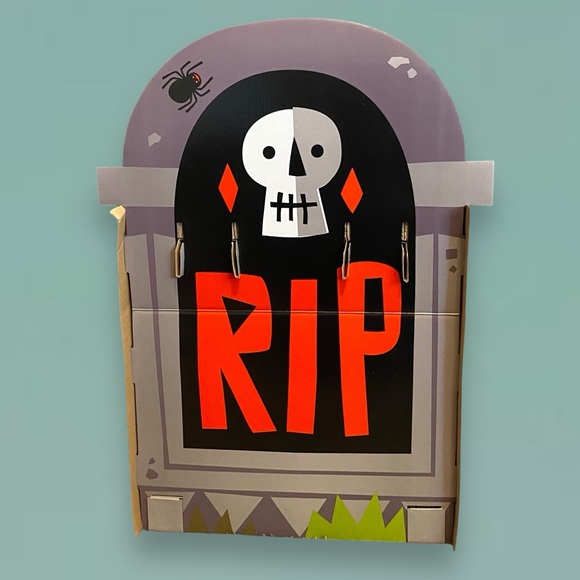 NEW Halloween Double Decker Tombstone Cat Scratcher & Hideout - Picture 4 of 14